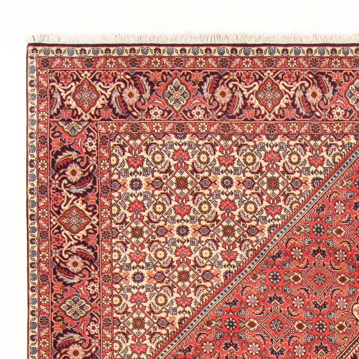 Alfombra persa - Bidjar - 260 x 200 cm - rojo