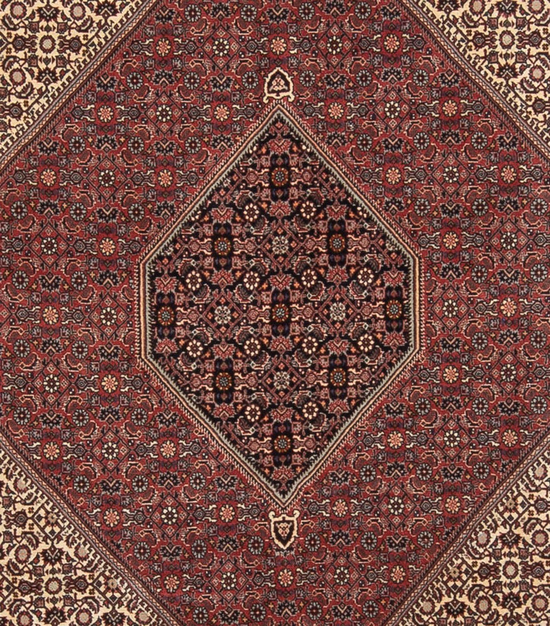 Alfombra persa - Bidjar - 345 x 250 cm - rojo oscuro