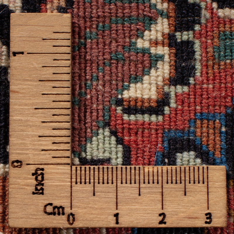 Alfombra persa - Bidjar - 345 x 250 cm - rojo oscuro