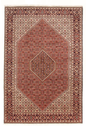 Alfombra persa - Bidjar - 297 x 196 cm - rojo