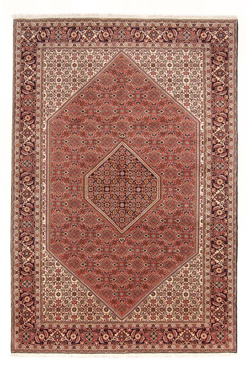Alfombra persa - Bidjar - 297 x 196 cm - rojo