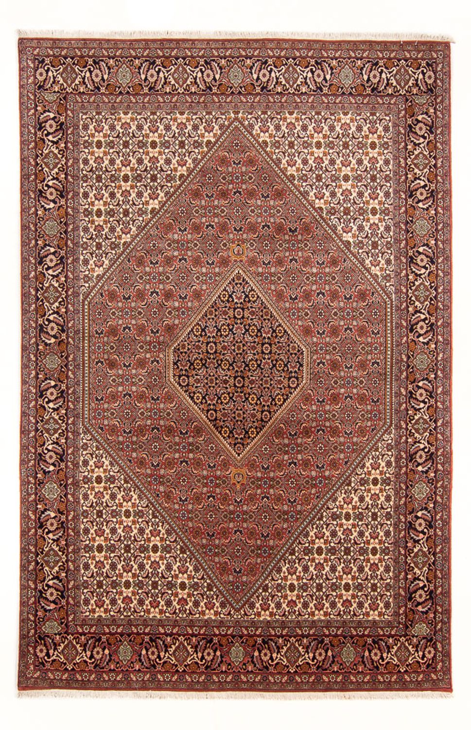 Alfombra persa - Bidjar - 300 x 197 cm - rojo