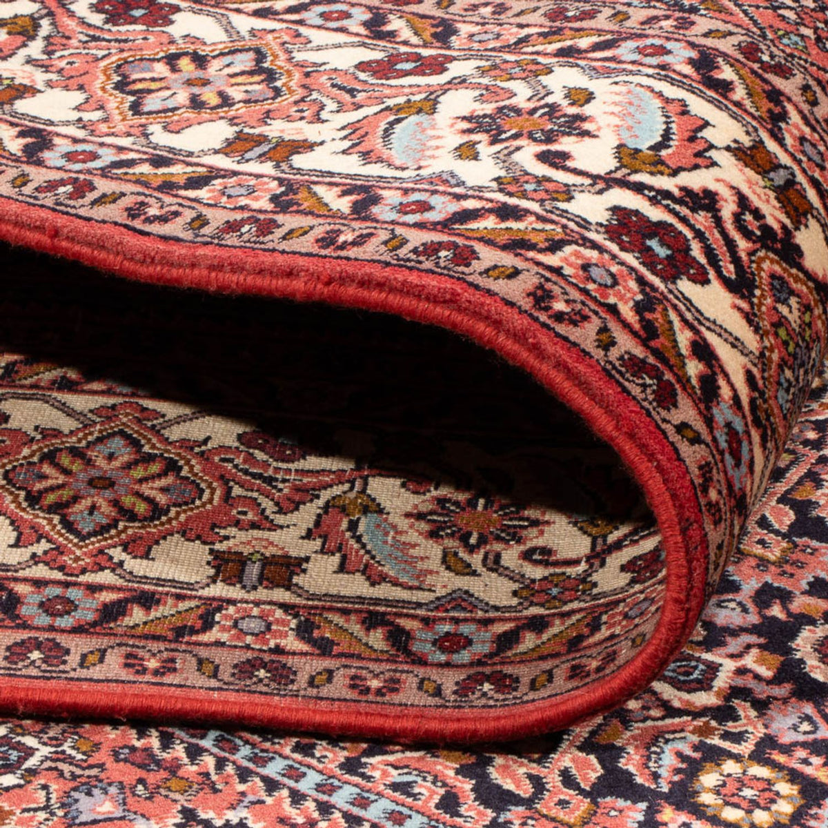 Alfombra persa - Bidjar - 295 x 197 cm - azul oscuro