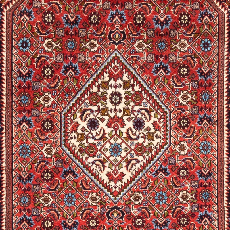 Alfombra persa - Bidjar - 167 x 110 cm - rojo