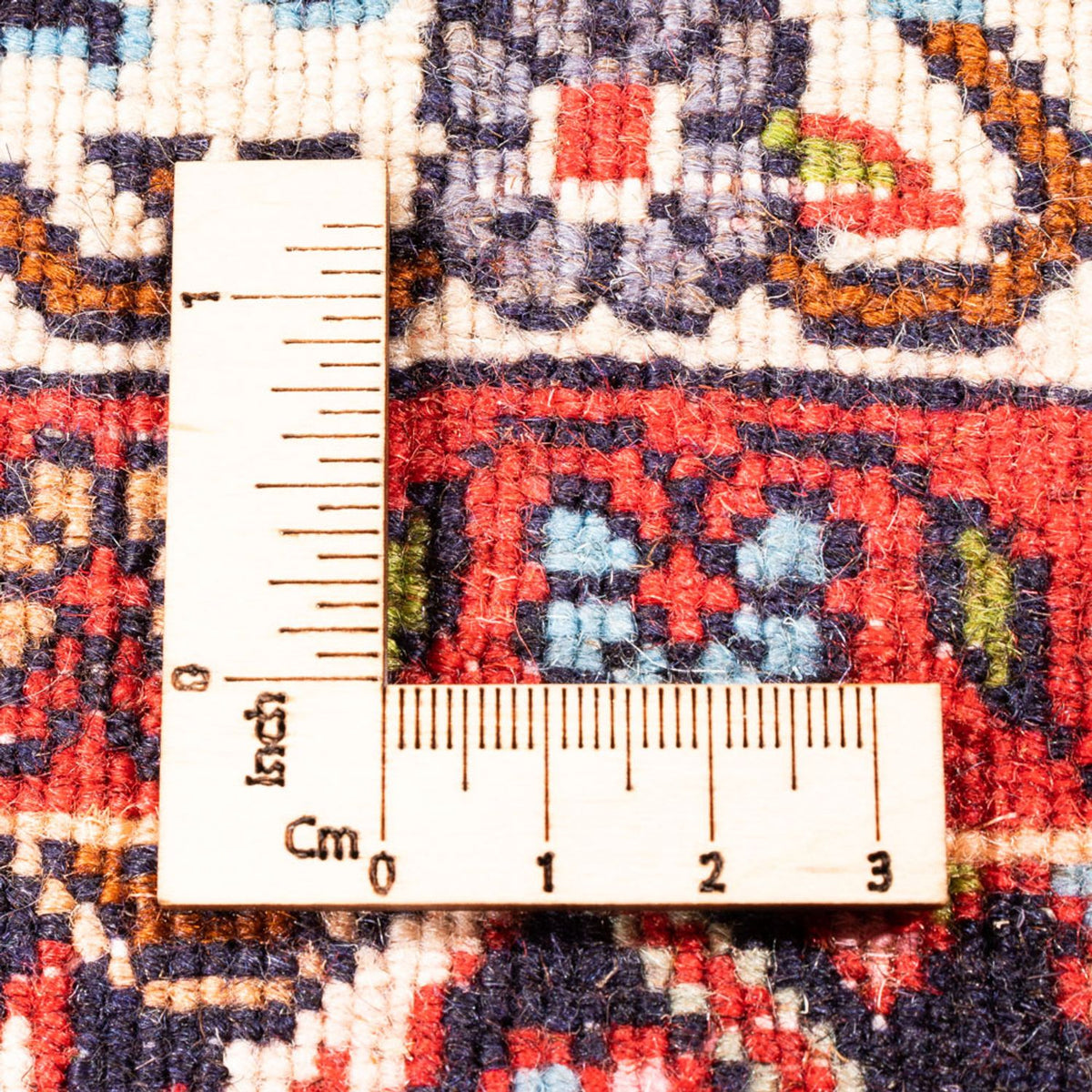 Alfombra persa - Bidjar - 167 x 110 cm - rojo