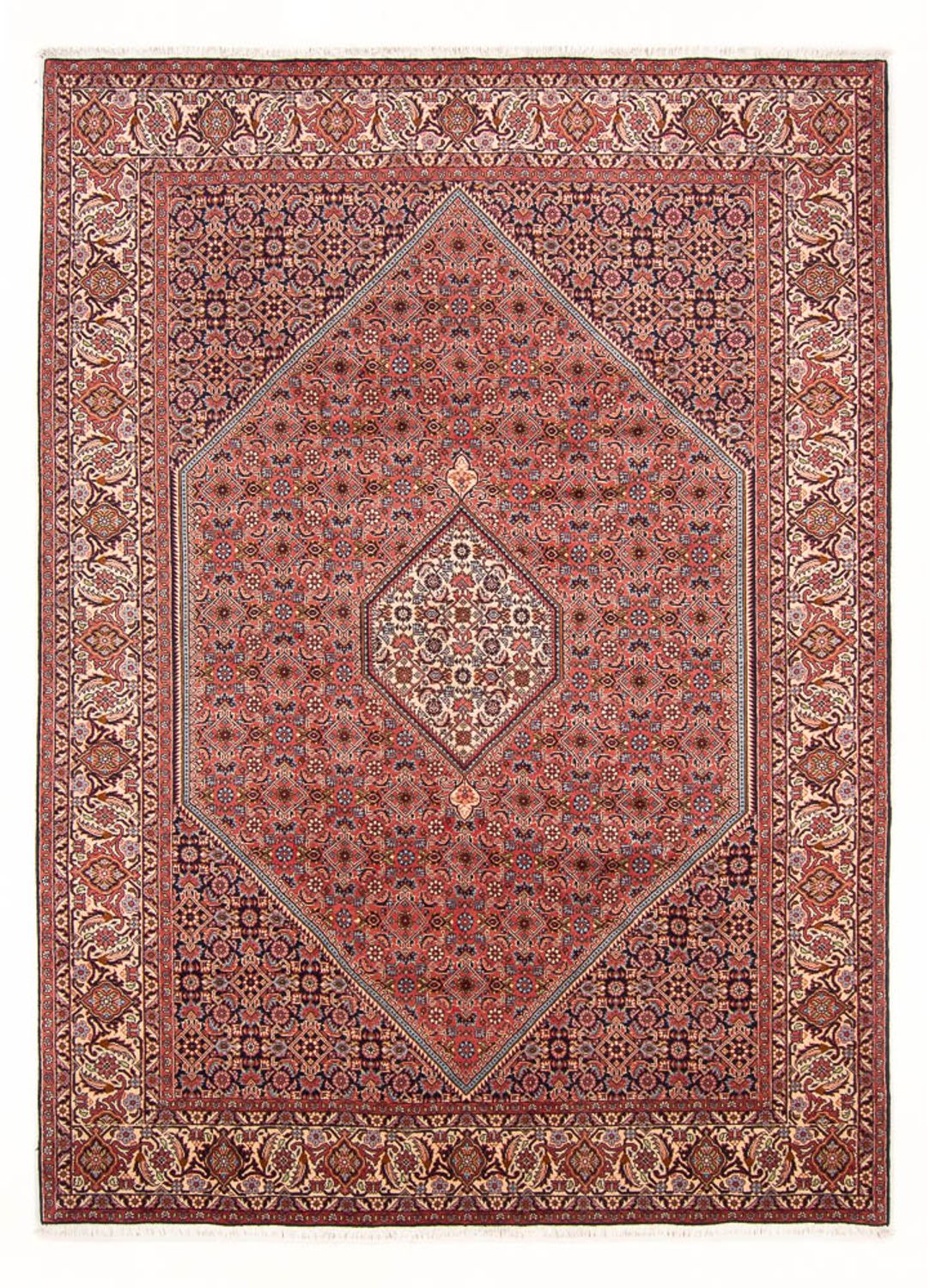 Alfombra persa - Bidjar - 290 x 204 cm - rojo
