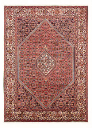 Alfombra persa - Bidjar - 290 x 204 cm - rojo