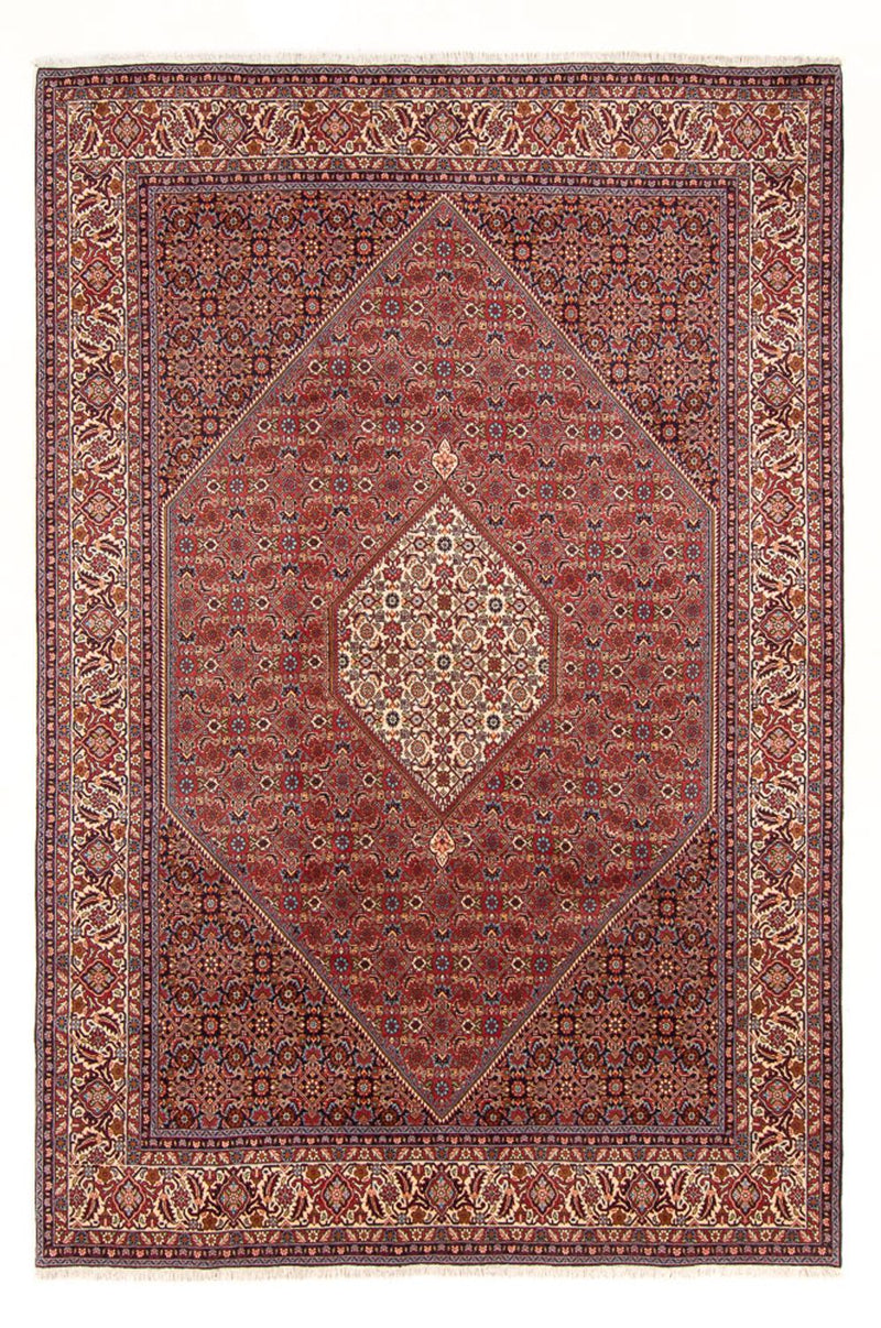 Alfombra persa - Bidjar - 303 x 200 cm - rojo