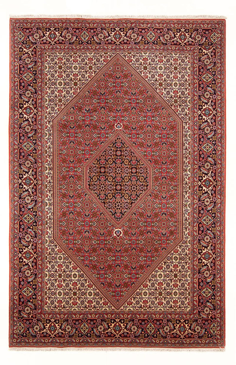 Alfombra persa - Bidjar - 307 x 200 cm - rojo