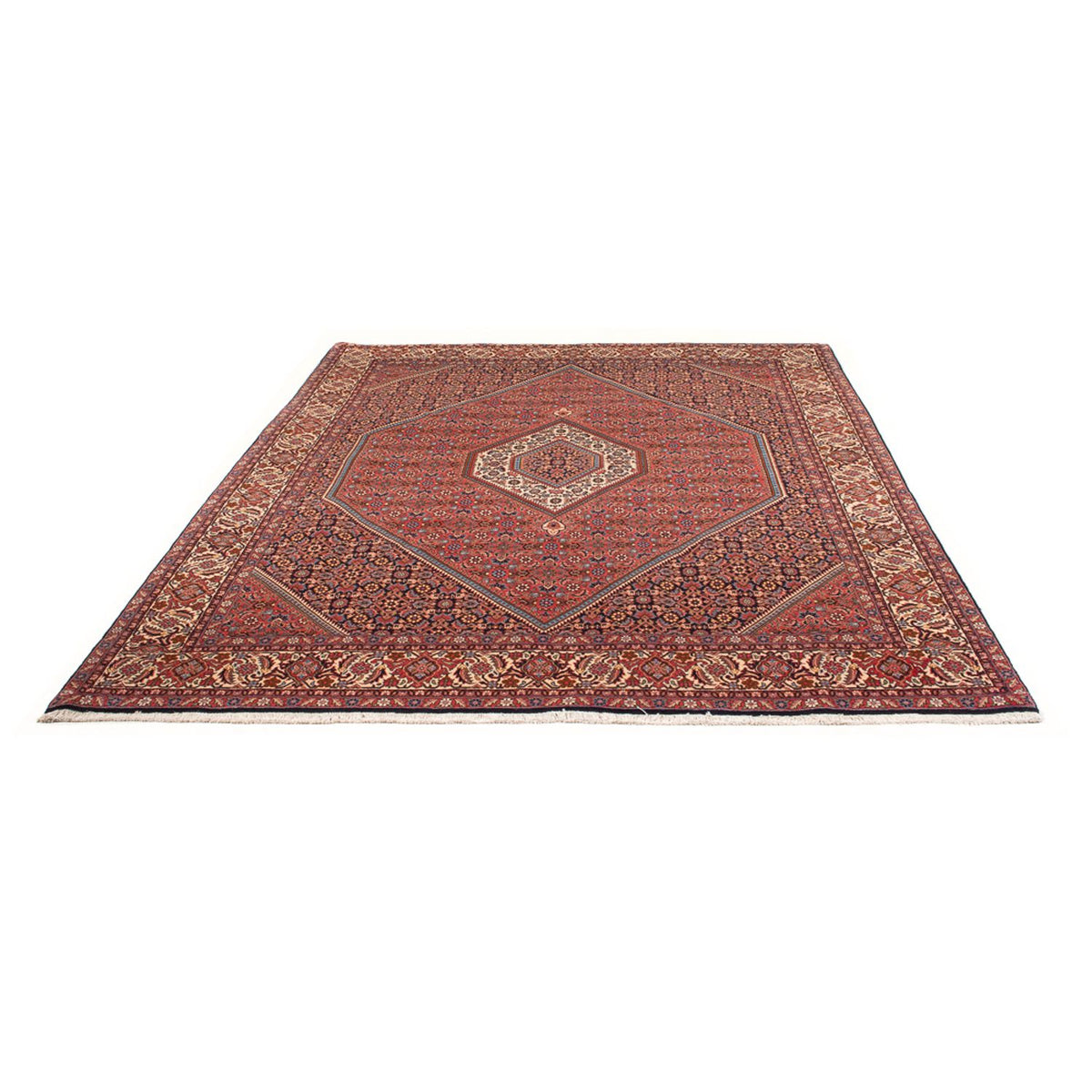 Alfombra persa - Bidjar - 290 x 204 cm - rojo