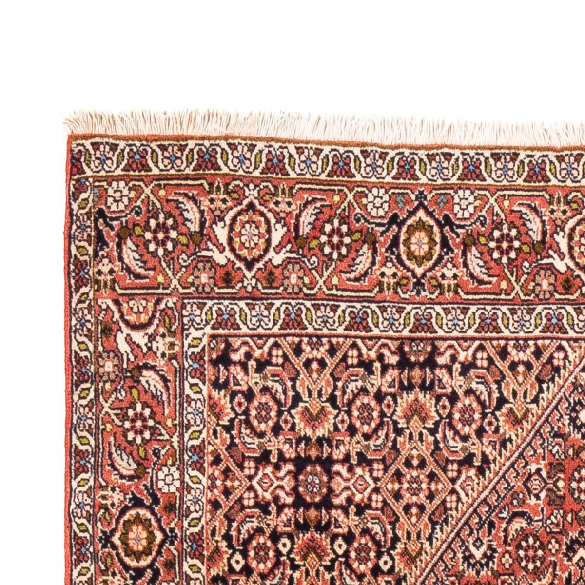 Alfombra persa - Bidjar - 177 x 110 cm - rojo