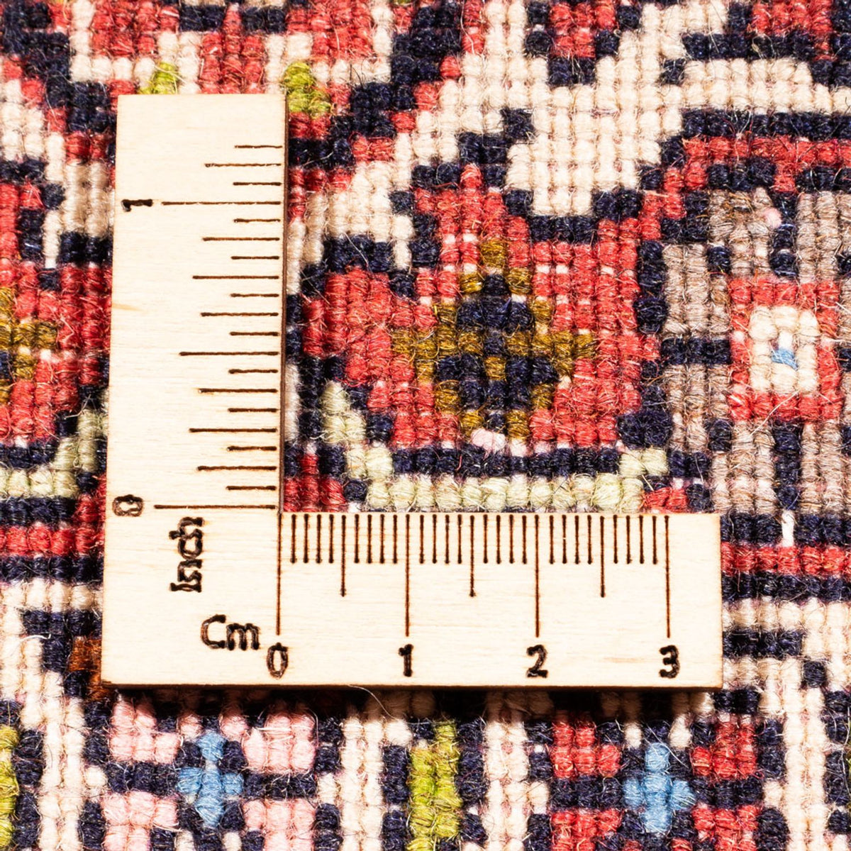 Alfombra persa - Bidjar - 177 x 110 cm - rojo