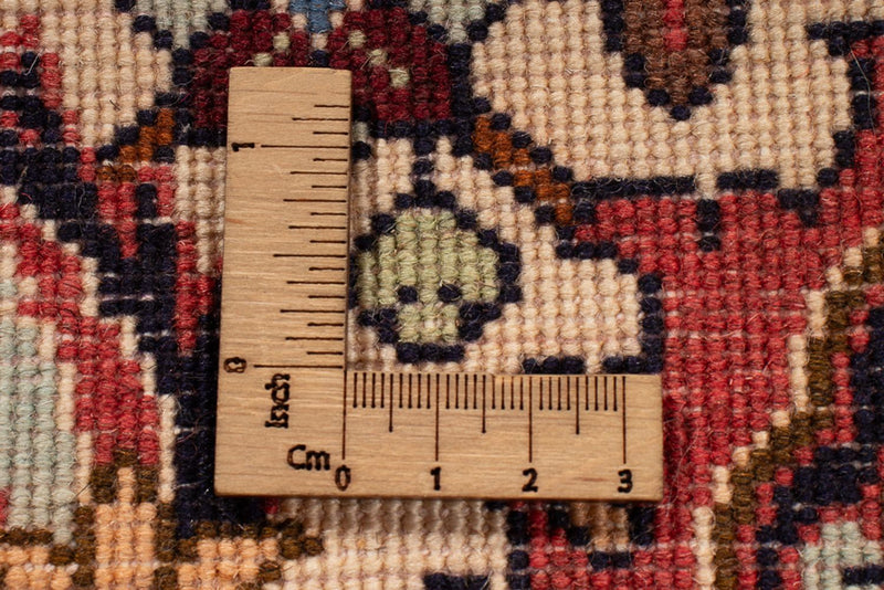 Alfombra persa - Bidjar - 340 x 250 cm - rojo oscuro