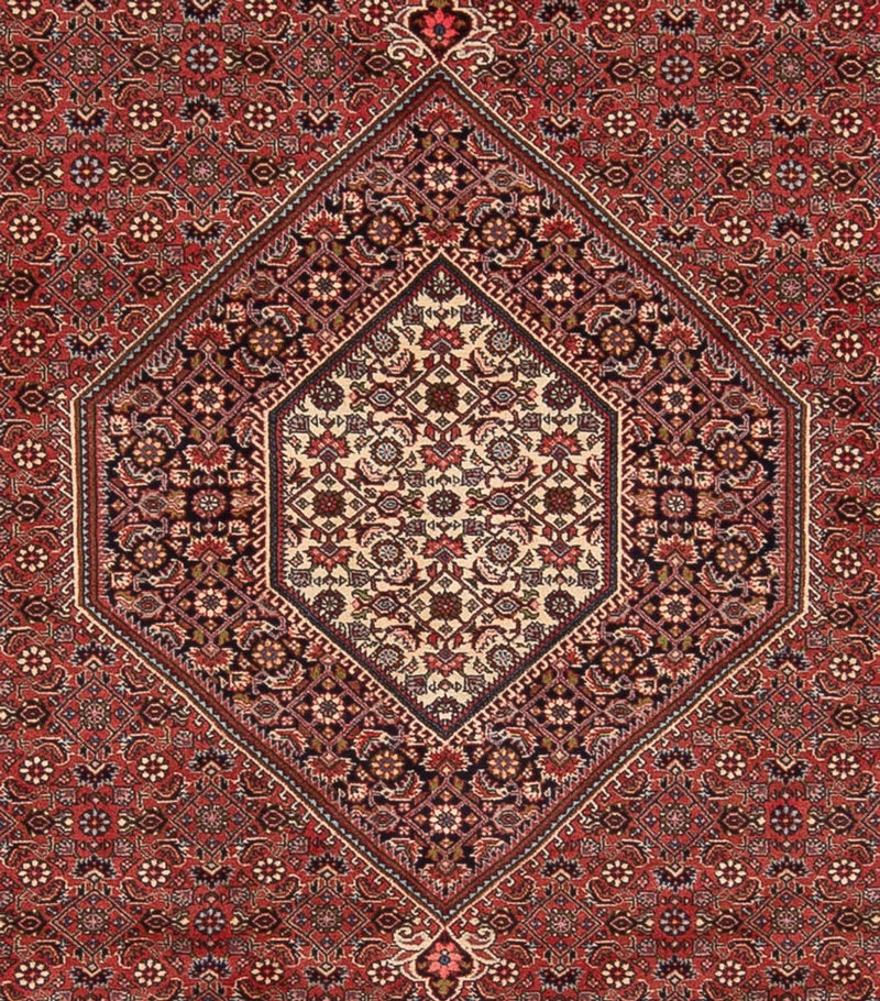 Alfombra persa - Bidjar - 348 x 250 cm - rojo oscuro