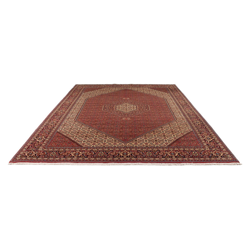Alfombra persa - Bidjar - 348 x 250 cm - rojo oscuro