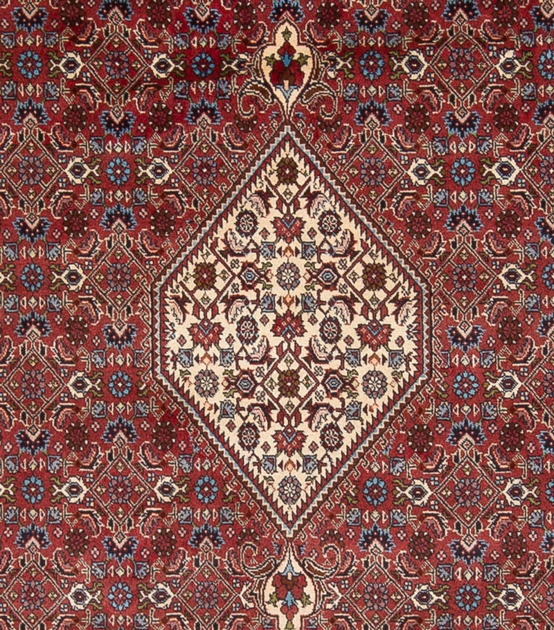 Alfombra persa - Bidjar - 294 x 253 cm - rojo oscuro