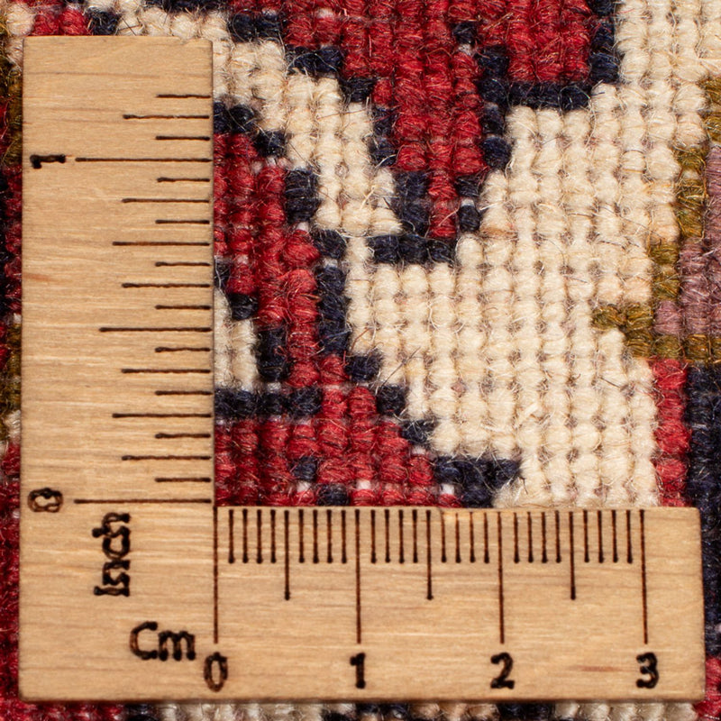 Alfombra persa - Bidjar - 294 x 253 cm - rojo oscuro