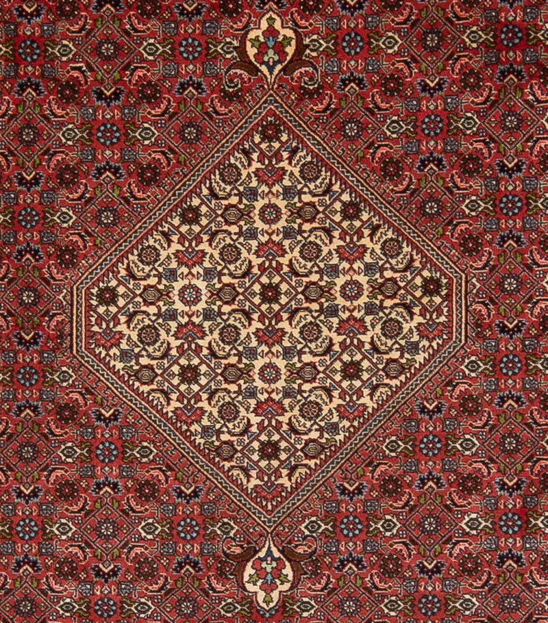 Alfombra persa - Bidjar - 314 x 255 cm - rojo oscuro