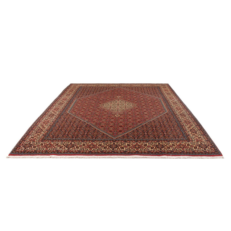 Alfombra persa - Bidjar - 314 x 255 cm - rojo oscuro