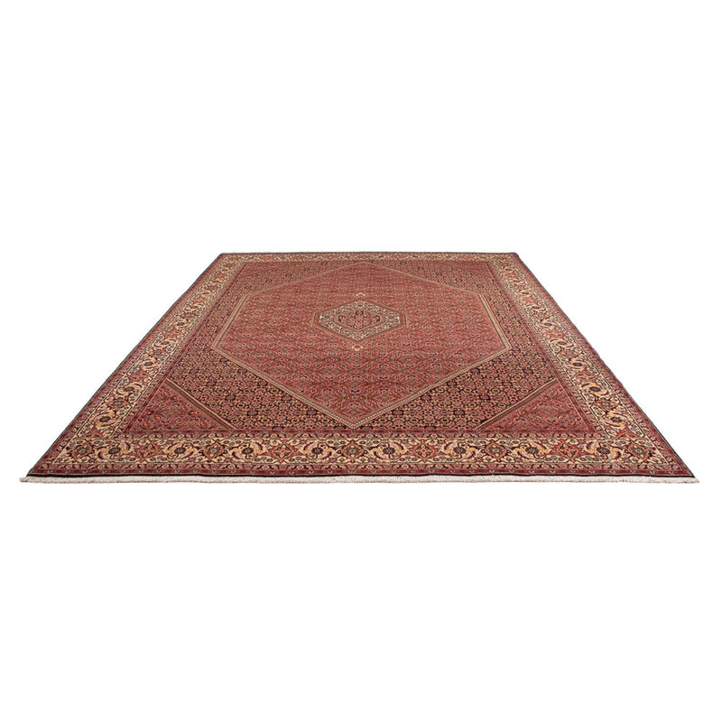 Alfombra persa - Bidjar - 342 x 250 cm - rojo oscuro