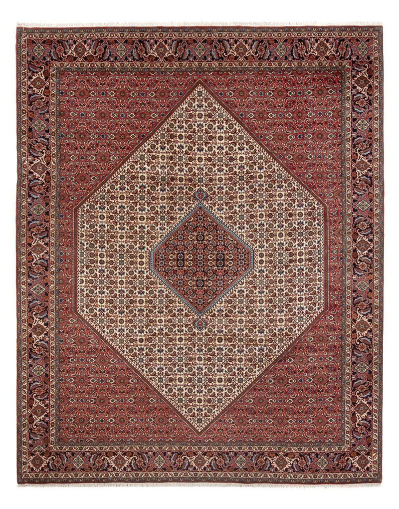 Alfombra persa - Bidjar - 336 x 251 cm - rojo oscuro