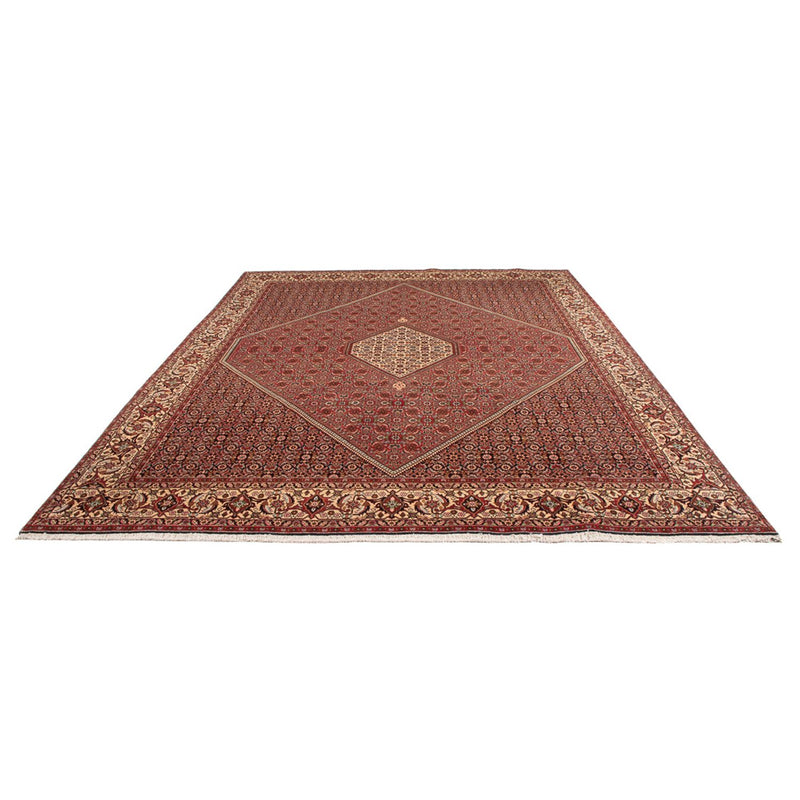 Alfombra persa - Bidjar - 343 x 250 cm - rojo oscuro