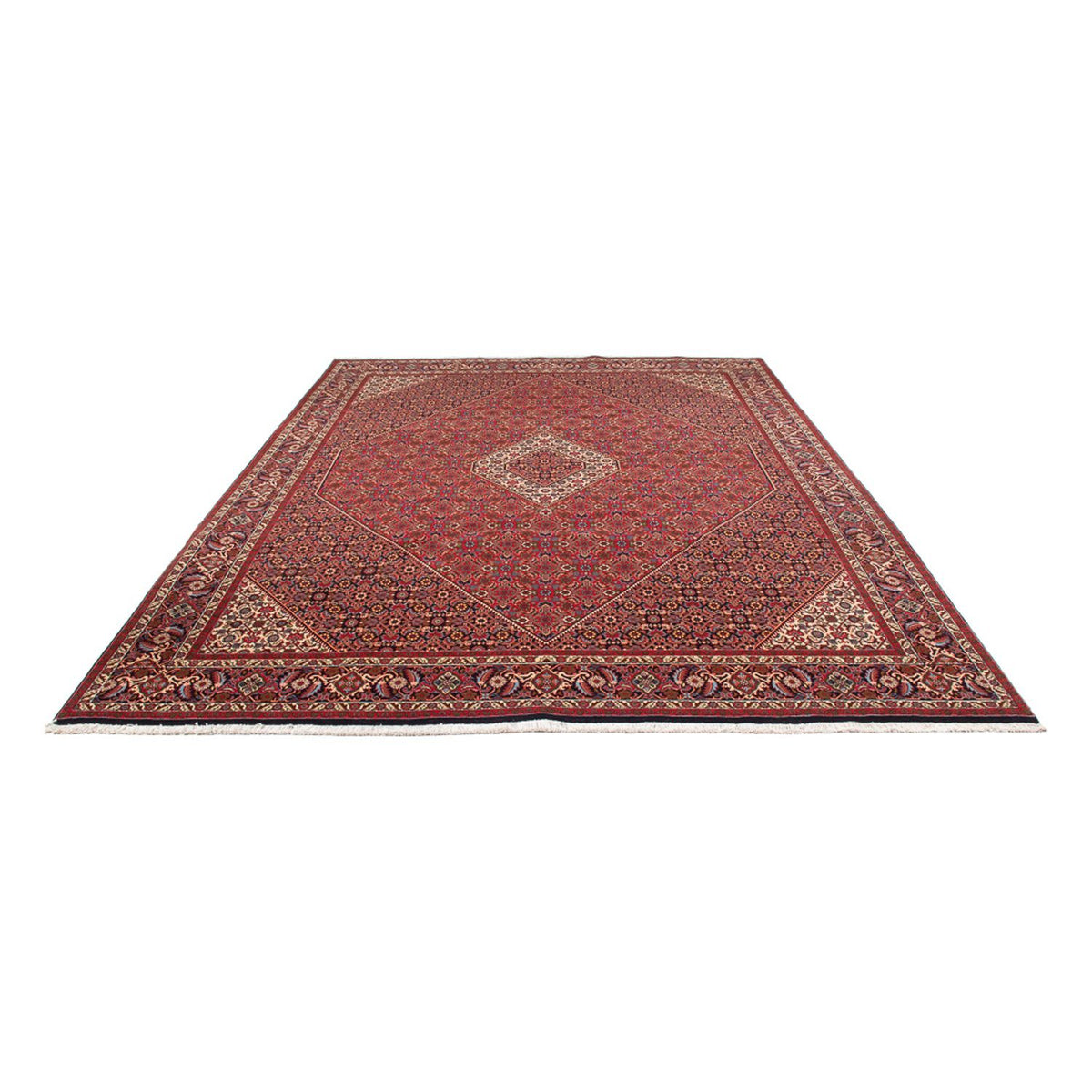 Alfombra persa - Bidjar - 358 x 249 cm - rojo
