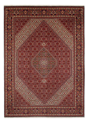 Alfombra persa - Bidjar - 352 x 248 cm - rojo oscuro