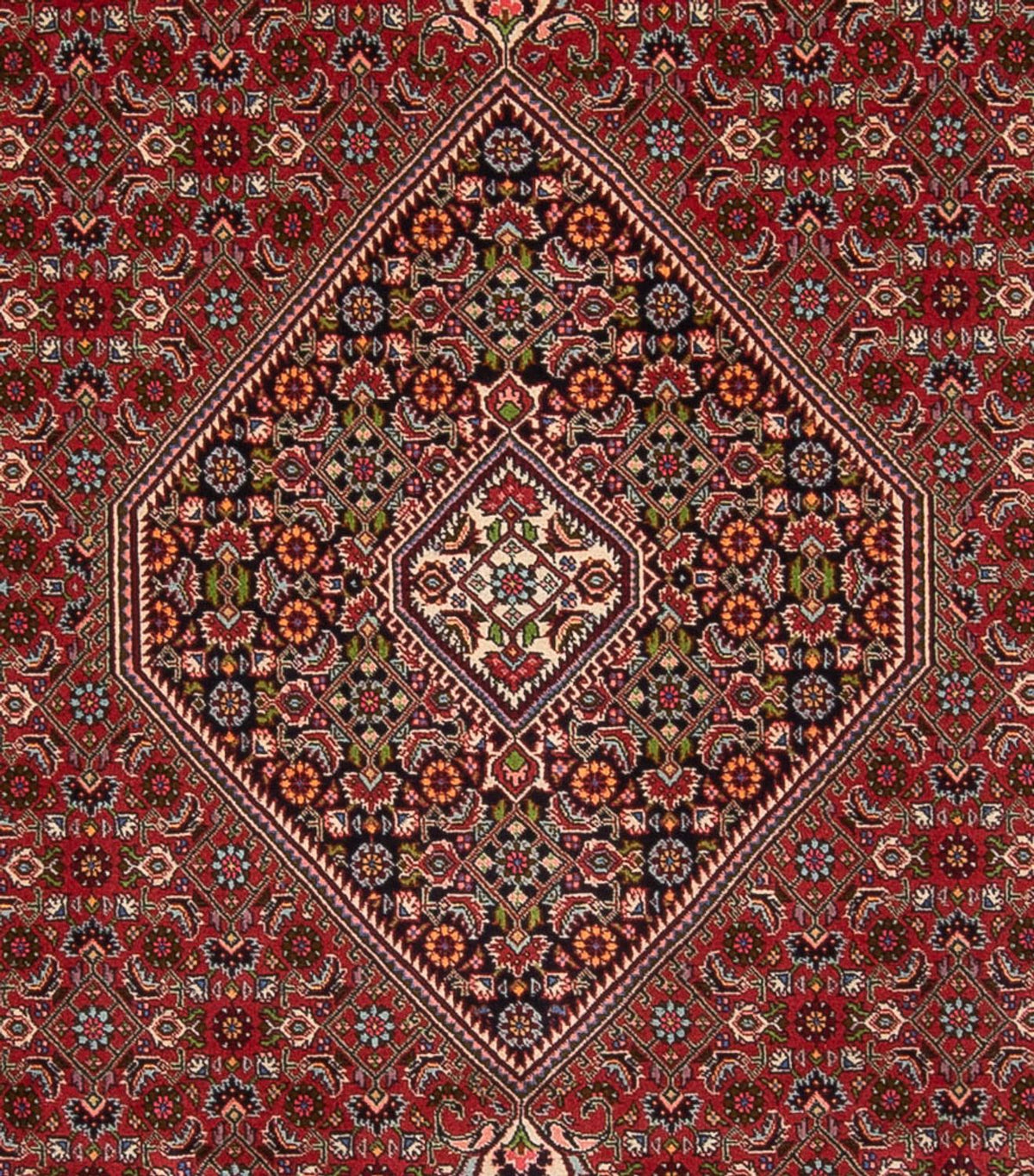 Alfombra persa - Bidjar - 352 x 248 cm - rojo oscuro