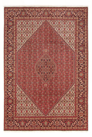 Alfombra persa - Bidjar - 298 x 203 cm - rojo