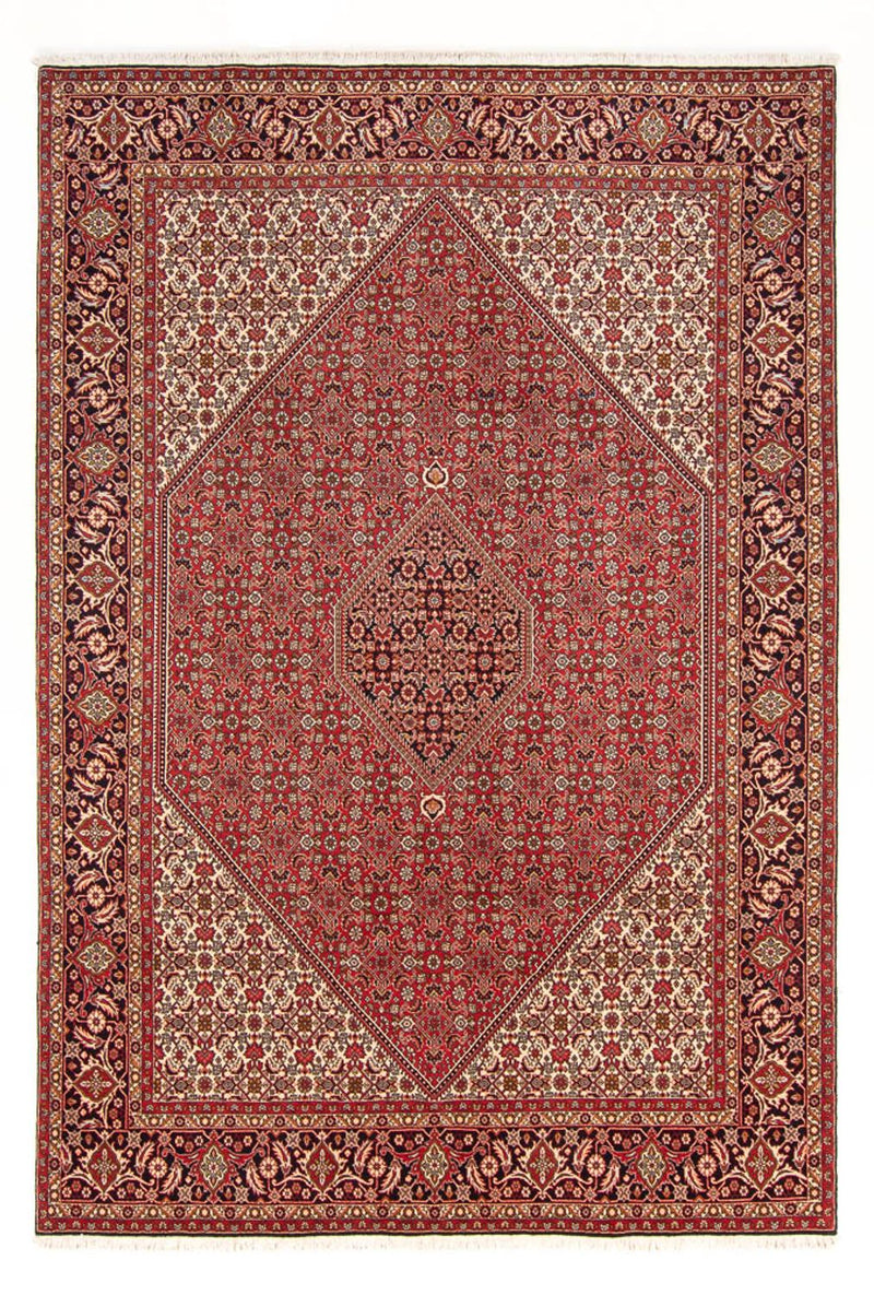 Alfombra persa - Bidjar - 298 x 203 cm - rojo