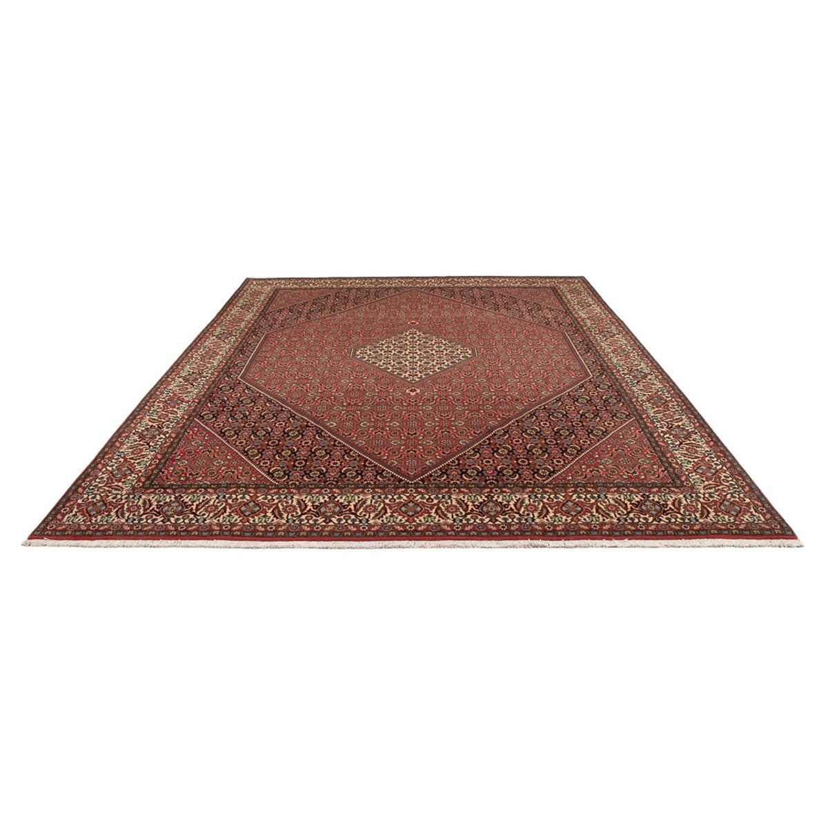 Alfombra persa - Bidjar - 334 x 248 cm - rojo claro