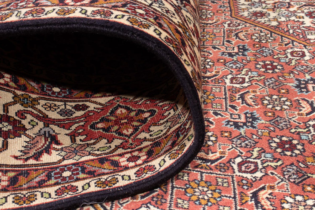Alfombra persa - Bidjar - 299 x 244 cm - rojo oscuro