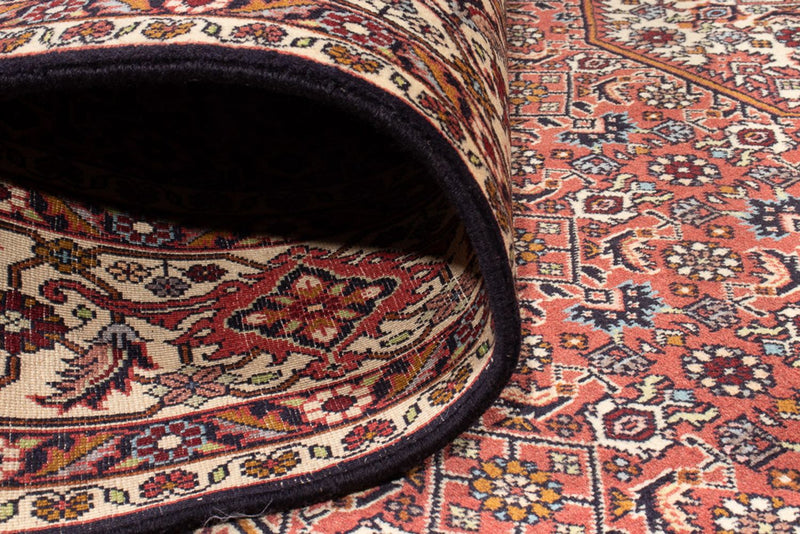 Alfombra persa - Bidjar - 299 x 244 cm - rojo oscuro
