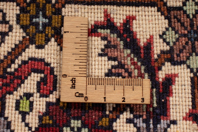 Alfombra persa - Bidjar - 299 x 244 cm - rojo oscuro