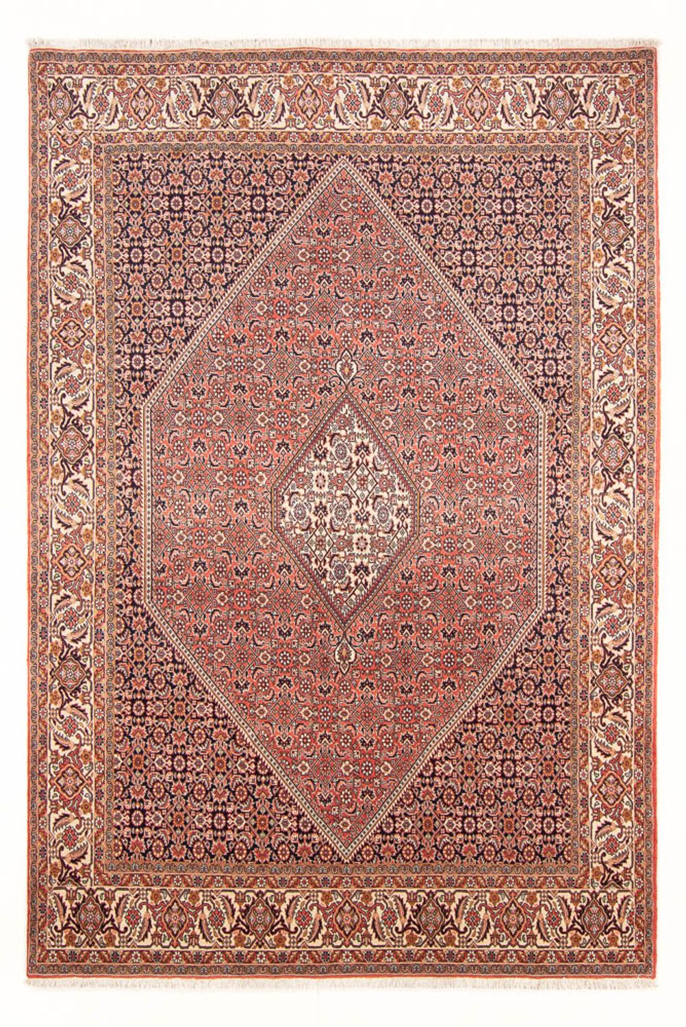 Alfombra persa - Bidjar - 286 x 194 cm - rojo