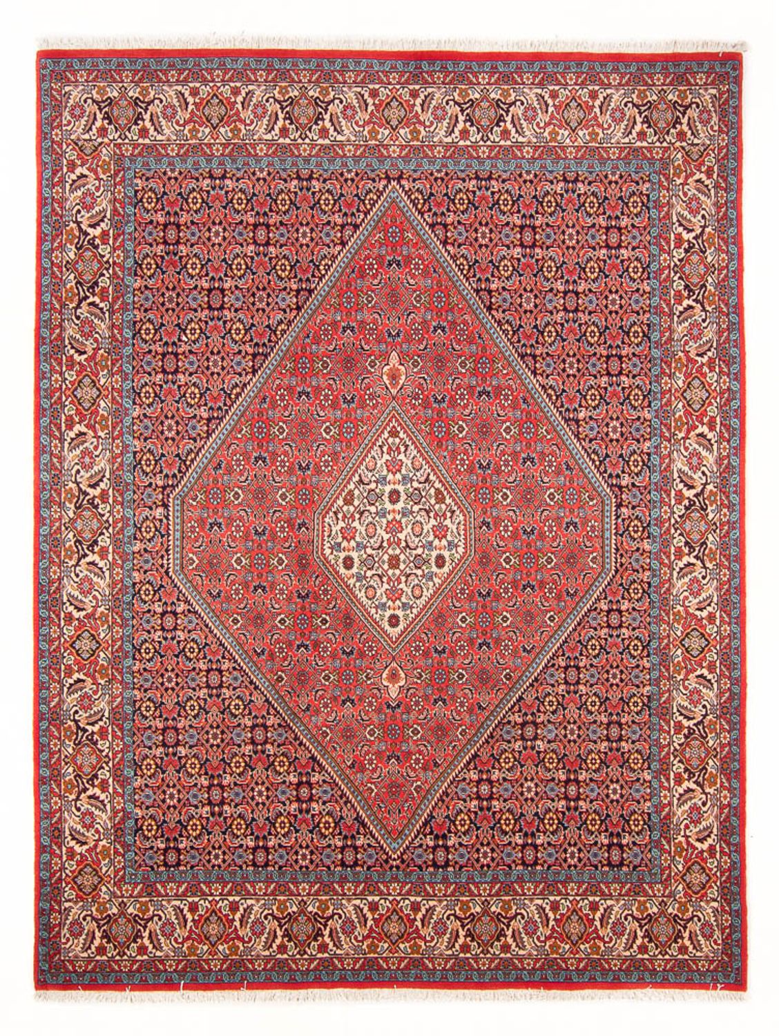 Alfombra persa - Bidjar - 267 x 200 cm - rojo