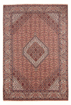Alfombra persa - Bidjar - 291 x 202 cm - rojo