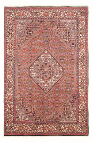 Alfombra persa - Bidjar - 297 x 198 cm - rojo
