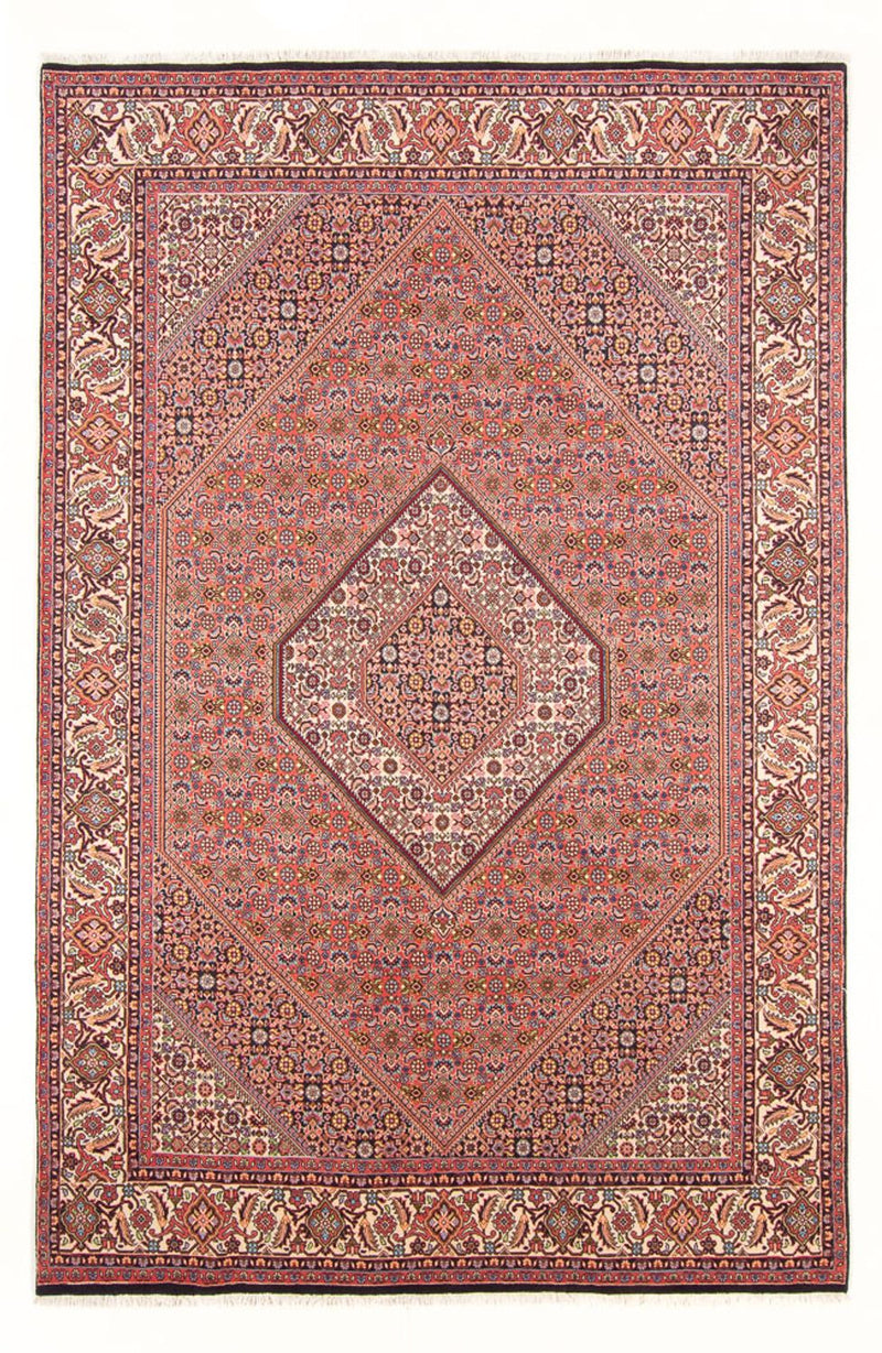 Alfombra persa - Bidjar - 297 x 198 cm - rojo