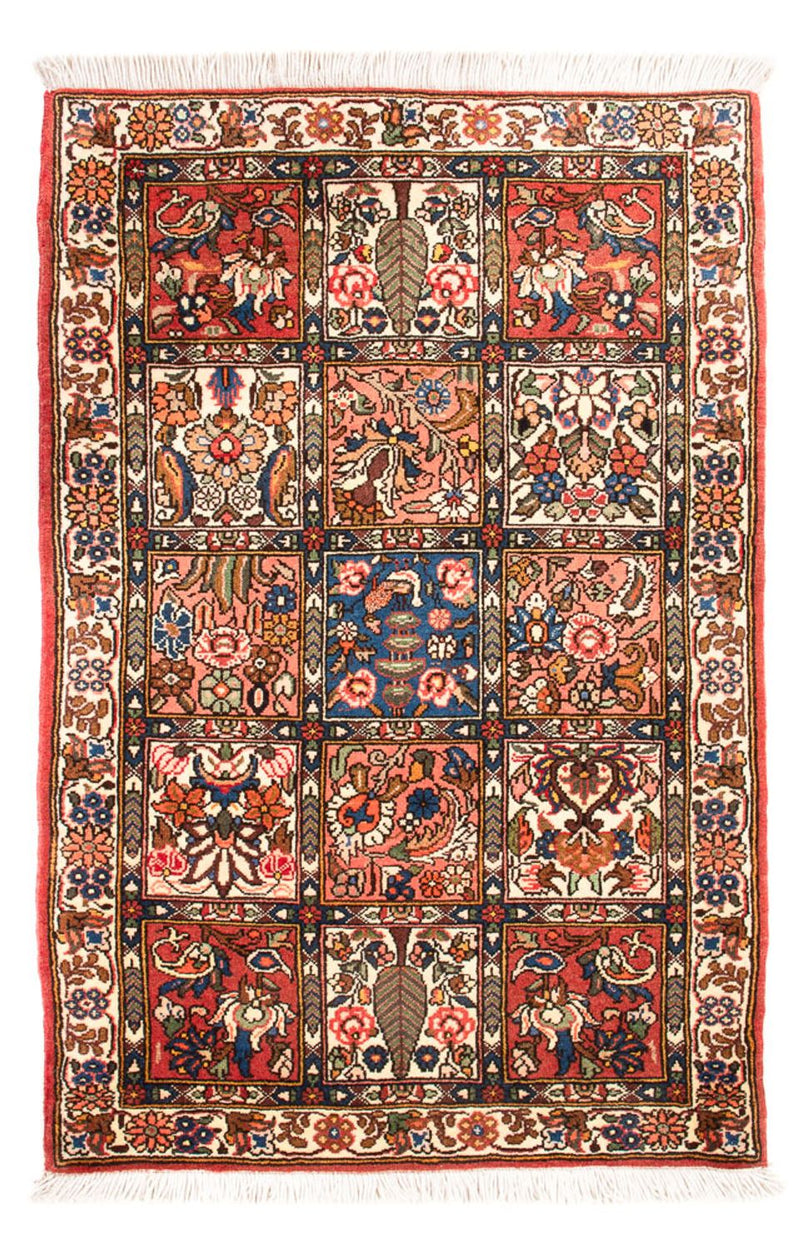 Alfombra persa - Nómada - 100 x 64 cm - multicolor