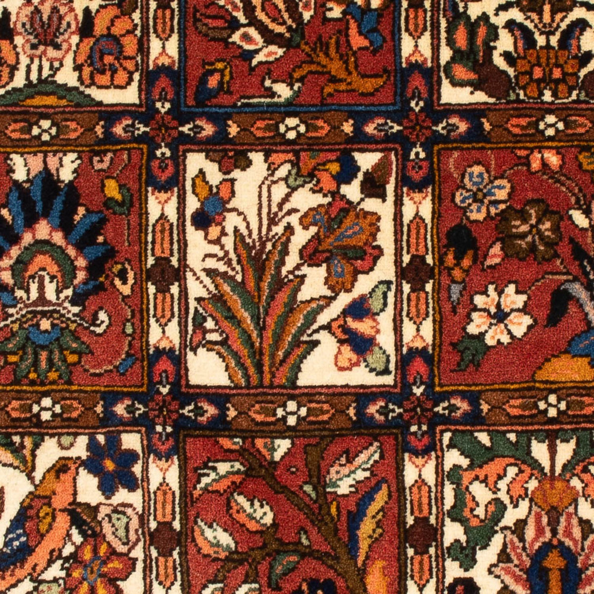 Alfombra persa - Nómada - 102 x 64 cm - multicolor