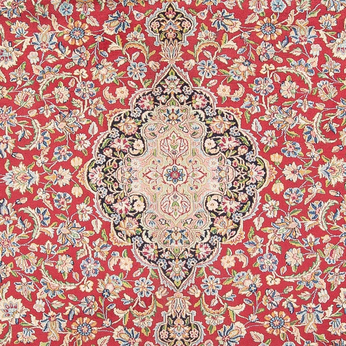 Alfombra persa - Keshan - 359 x 280 cm - rojo