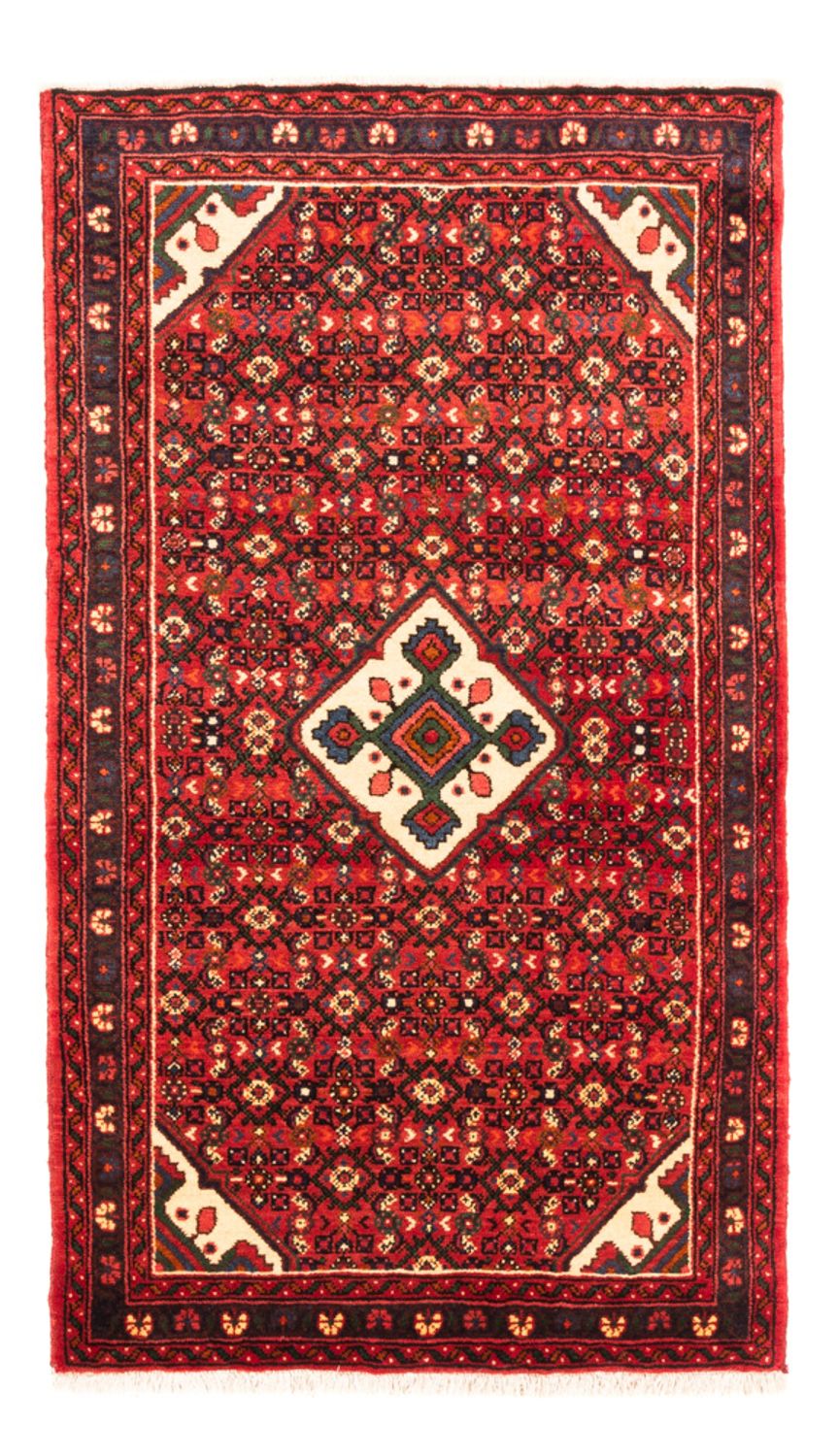 Alfombra persa - Nómada - 158 x 100 cm - rojo oscuro