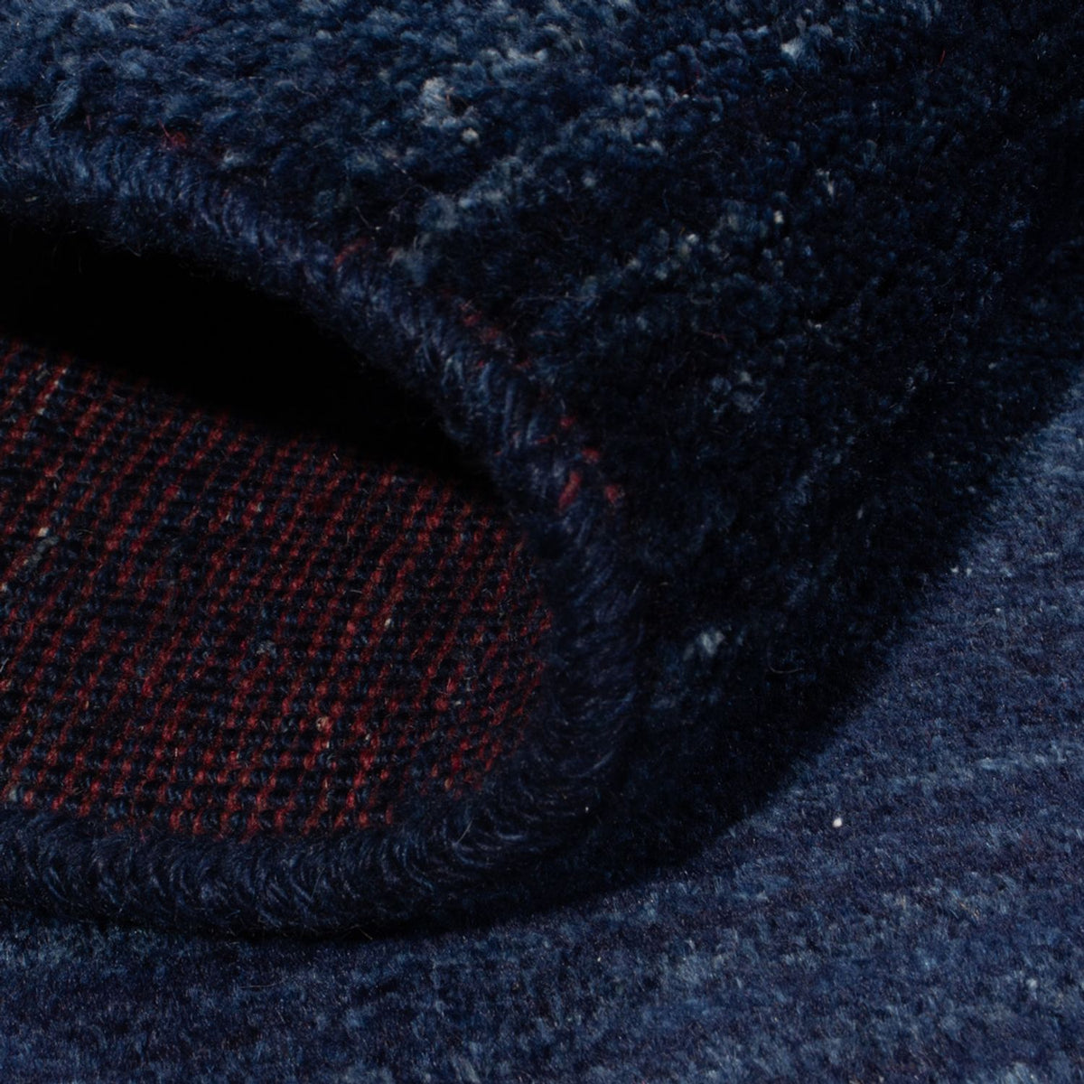 Alfombra Gabbeh - Persa - 162 x 108 cm - azul oscuro