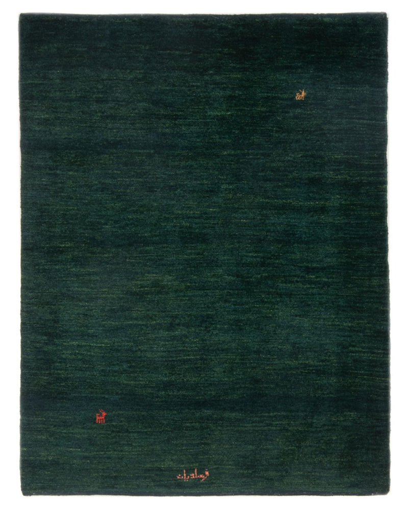Alfombra Gabbeh - Persa - 157 x 109 cm - verde oscuro
