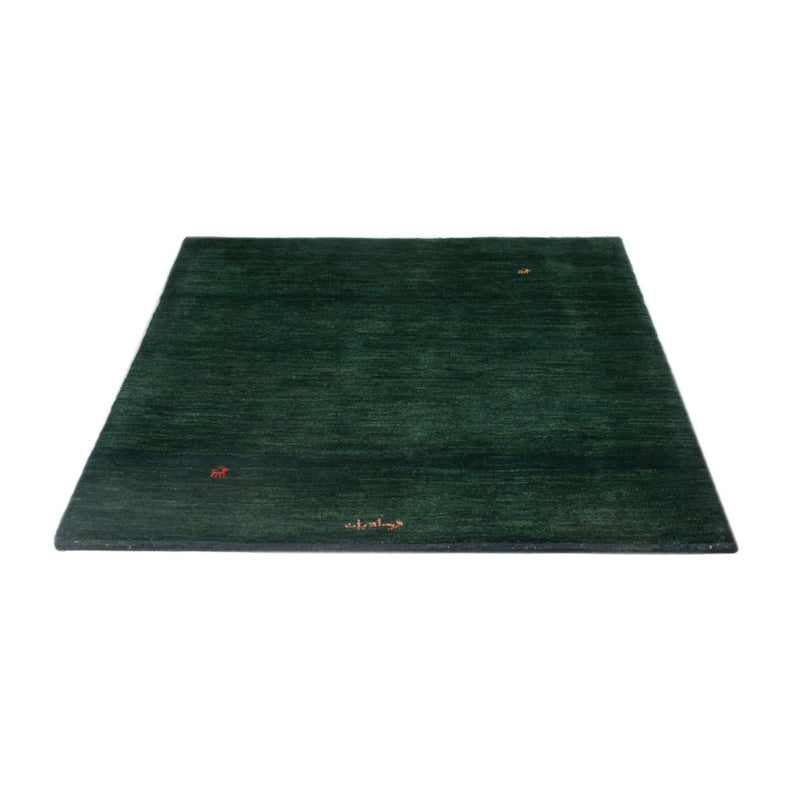 Alfombra Gabbeh - Persa - 157 x 109 cm - verde oscuro