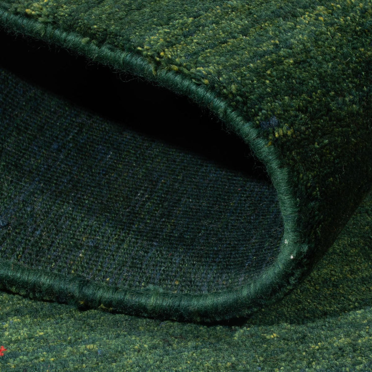 Alfombra Gabbeh - Persa - 183 x 115 cm - verde oscuro