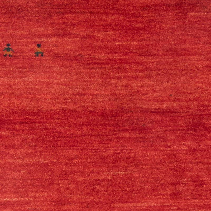 Alfombra Gabbeh - Persa - 146 x 100 cm - rojo