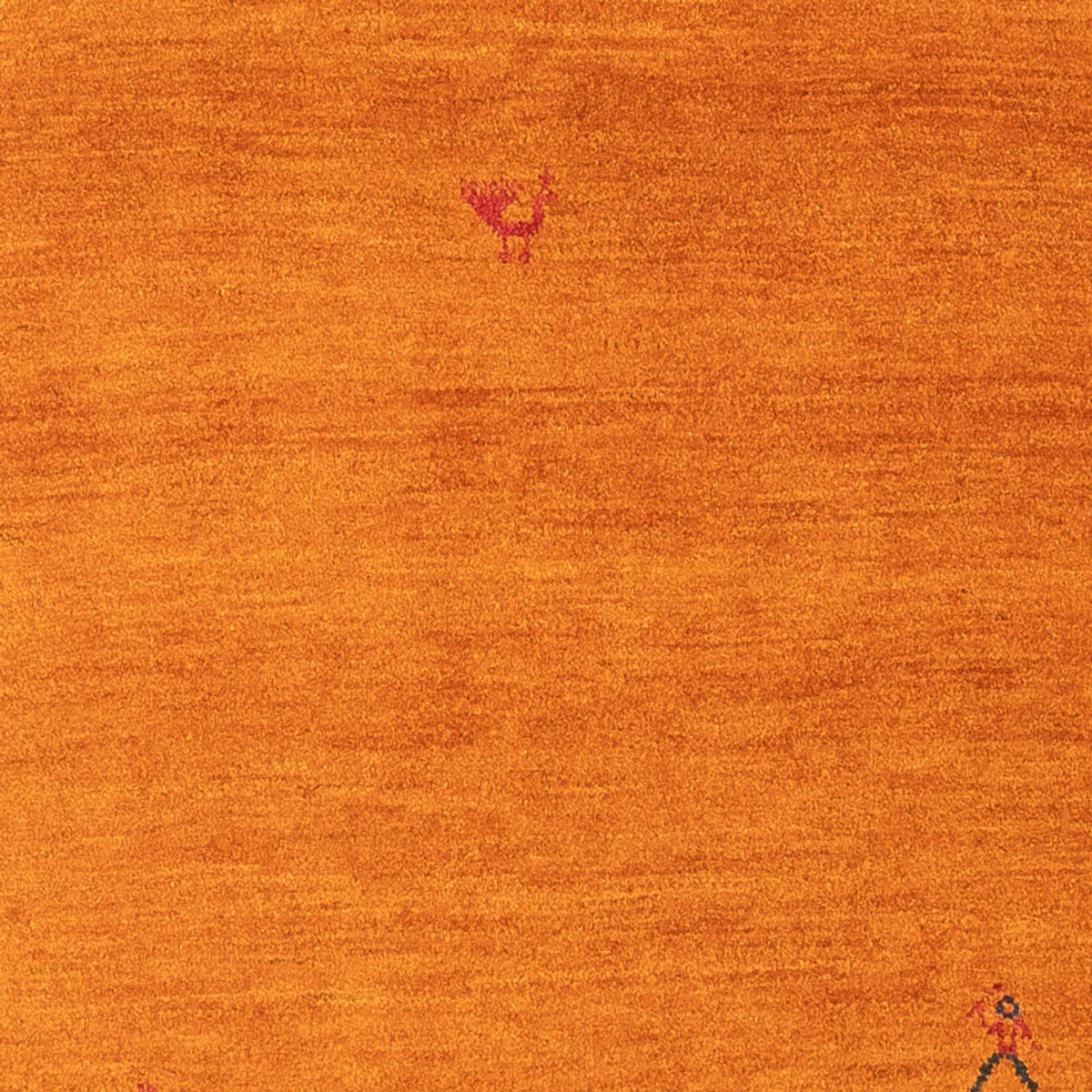 Alfombra Gabbeh - Persa - 176 x 116 cm - naranja